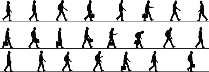 Vibrant Silhouettes of Diverse Group Dancing, Celebrating Party, Happiness, Success, Freedom, and Energy Concepts for Stock Photography