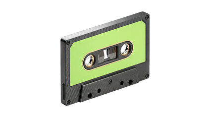 Obraz premium Cassette Tape Isolated on White Background