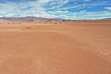 Marvelous Devil's Desert in northwest Argentina