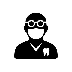 Professional Dentist Dental Surgeon Icon