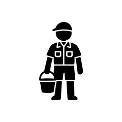 Fisherman Outdoor Bucket Uniform Icon