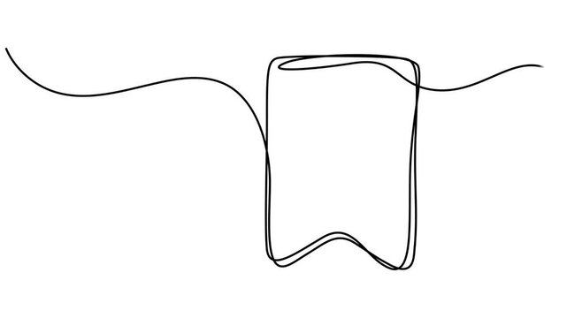 promo labels continuous one line drawing animation, Discount sign. Buy, sticker, shop, purchase, store, percent, sale, ptice tag, label. Shopping concept. One line drawing animation. Motion design.