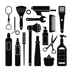 Hair Salon Tools and Barber Equipment Set