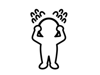 ストレスがかかる人　全身