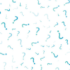 Colorful Festive. with colorful question .with white background.