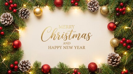 Joyful christmas celebration festive setting greeting card design holiday environment close-up view seasonal greetings for seo impact