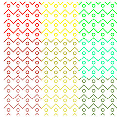 seamless pattern with geometric shapes