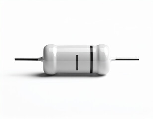 Resistor mock up isolated on white background