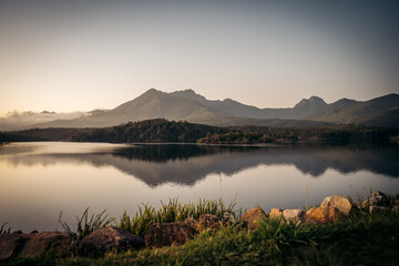 lake in the mountains