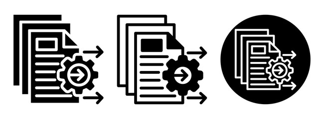Versioning Icon Collection Glyph & Mixed Style