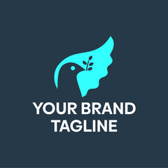 bird dove logo icon