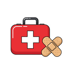 First Aid Kit with Bandages and Health Supplies