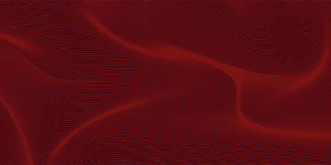 Contemporary technology cover design set. Luxury background with red line pattern (guilloche curves). Premium vector tech backdrop for business layout, digital certificate, formal brochure template