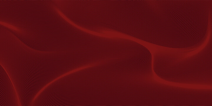 Contemporary technology cover design set. Luxury background with red line pattern (guilloche curves). Premium vector tech backdrop for business layout, digital certificate, formal brochure template