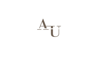 AU,UA,A,U,U,A abstract, letters, logo, monogram, style, symbols, ambitions, icons, 
