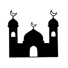 Islamic Building Silhouette