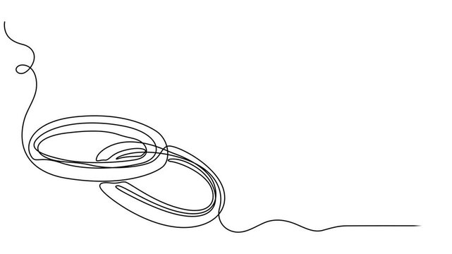 self drawing animated fresh red onion rings are carefully arranged in a stack continuous one line drawing. Multiple fresh one onion rings are carefully arranged in a stack, isolated on a clean onion.