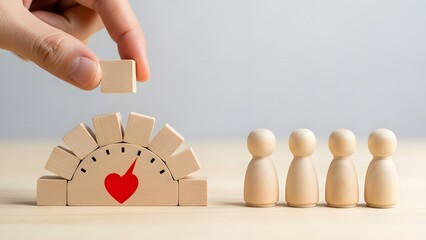 Hand building loyalty, measuring customer satisfaction, appreciating team