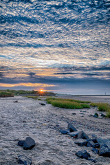 Sunset over the Northsea