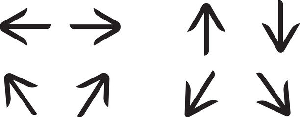 Green .black street signs. Direction wayfinding arrows, post sign isolated realistic vector illustration set. Arrow icon set cursor arrow
