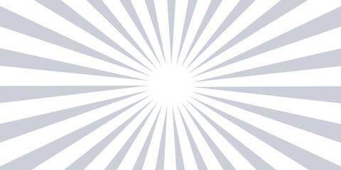 Ray sun light. Sunburst background. Radial circle line. Pattern starburst. Comic beam lines. Sun effect rays. Abstract firework. Concentration stripe. Cartoons lightning style. Vector illustration