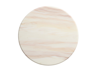 Isolated elegant marble round table top, furniture surface for interior designs, modern decor