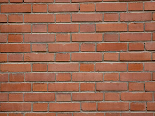 Obraz premium Classic red brick wall texture for background design
