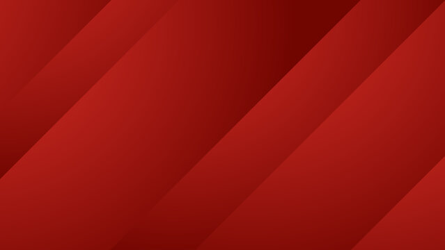 シンプルな赤色の抽象背景素材、斜めのグラデーションライン、ベクター素材