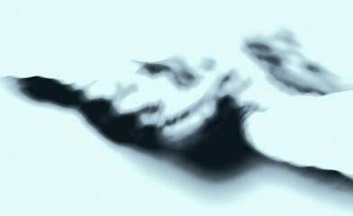 Soft abstract monochrome blur with fluid organic shapes