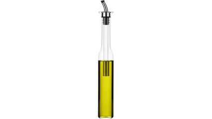 Isolated olive oil dispenser, olive oil bottle for cooking, food and beverage items