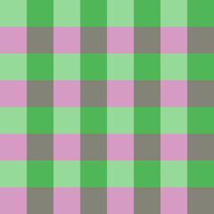 Green and pink plaid pattern