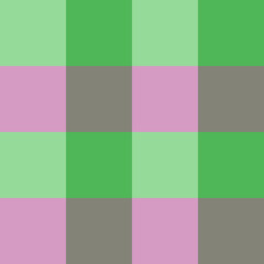 Green and pink plaid pattern