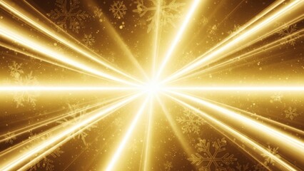 Swirling golden light streaks, metallic gradients, soft snowflake overlays, and warm holiday radiance.