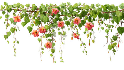 Bougainvillea vine can grow tall, spanning several meters when supported well.