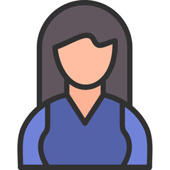Fototapeta premium Woman Icon