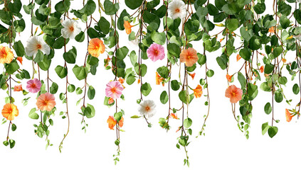 Bougainvillea vine can grow tall, spanning several meters when supported well.