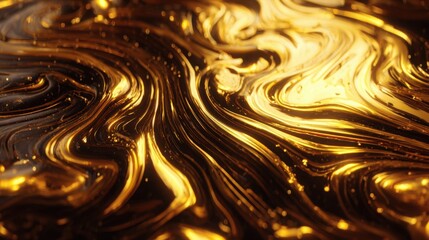 golden glowing motor oil swirling like liquid energy, cinematic slow motion, ultra detailed macro, premium aesthetic