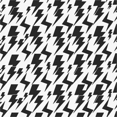 Dynamic lightning bolt energy seamless pattern.