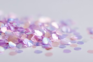 Pile of purple and pink glitter