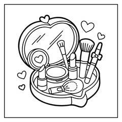 Happy Valentine's Day Bold & Easy Coloring Book