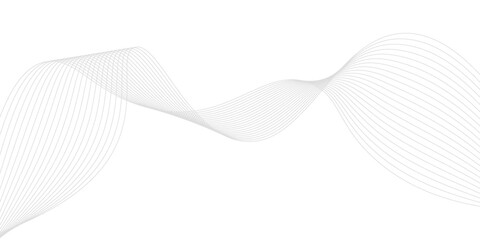 Abstract vector black and white background with wavy lines. illusion, liquid, decorative, concept,