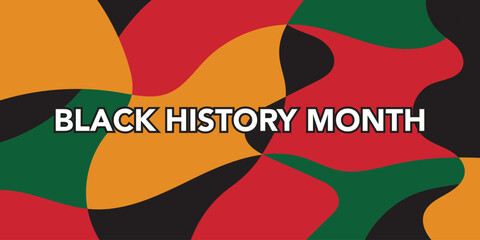 Black History Month. African American History. Celebrated annual. In February in United States and Canada. In October in Great Britain. Poster, card, banner, background. Vector illustration	