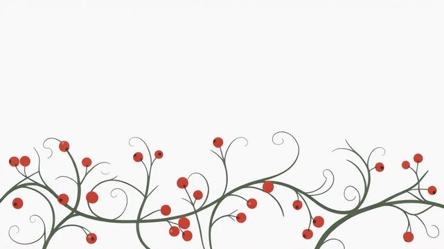 Abstract red floral background with vector hearts and nature patterns featuring pink flowers and swirl leaf ornaments for a romantic valentine wedding card design