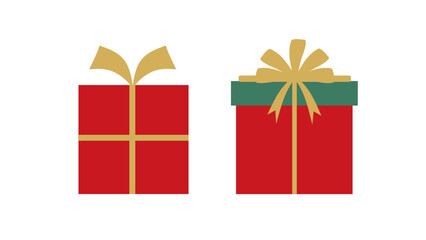 The Set of Christmas Gift Illustration. Perfect for greeting cards, packaging, marketing materials, banners, tags, stickers, and decorative holiday designs