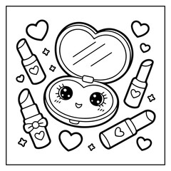 Happy Valentine's Day Bold & Easy Coloring Book