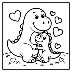 Happy Valentine's Day Bold & Easy Coloring Book