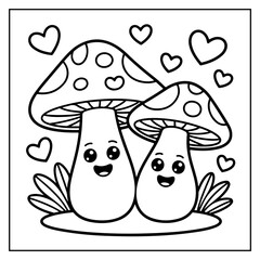 Happy Valentine's Day Bold & Easy Coloring Book