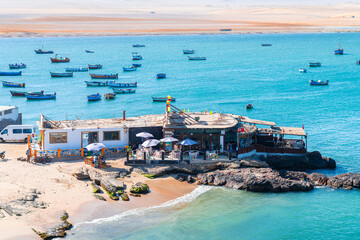 views of paracas national park in Peru	