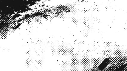 Distressed subtle grain texture overlay on transparent background for vintage grunge design and modern abstract artwork