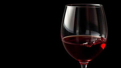 octet. Elegant goblet glass with red wine against dark sophisticated background. bar promotions, beverage menus, designed for product packaging and bar promotions, used by it administrators.